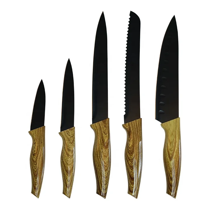  High Quality Approved Colored Zirconia Easy Cutting 5 Pcs Ceramic Knife