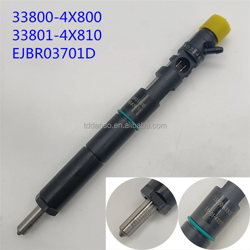 Common rail injector 33800-4A700 28236381 KIA 33800-4A710 28229873  for Delphi
