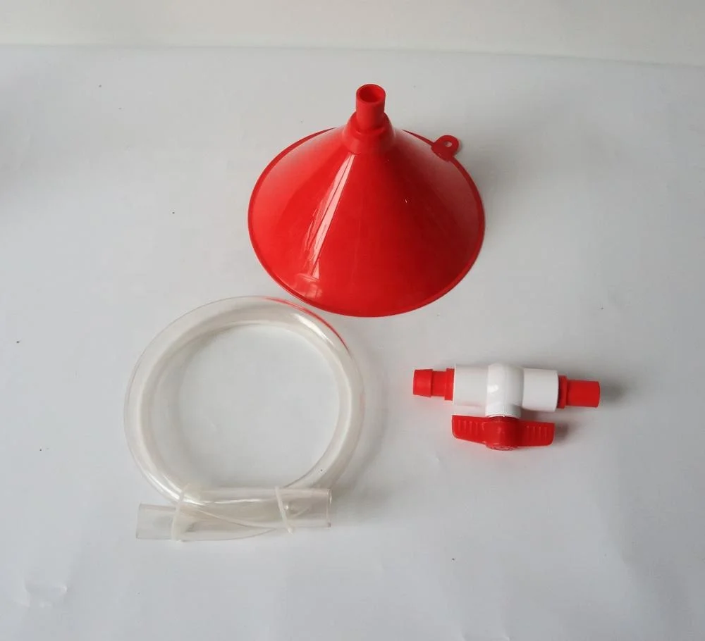 Single Beer Bong Funnel with Valve and Tube Beer Funny Beer Drinking Game