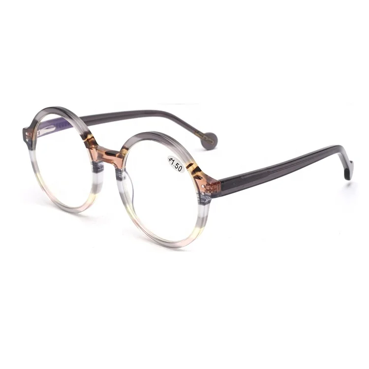 Light Optical Reading Glasses Blue 2024 Newest Fashionable Funky Big Frame High Quality Unisex PC Slim White TR90 Customer Logo