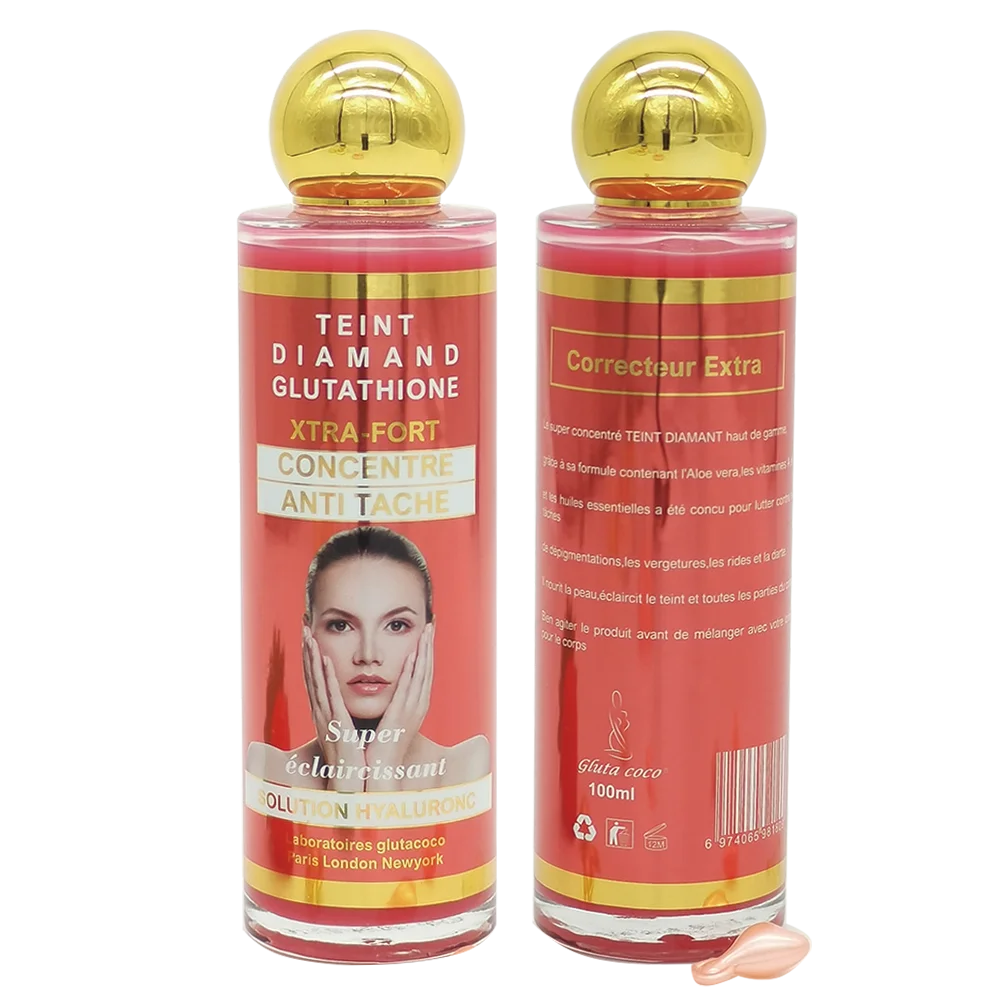 TEINT DIAMANT GLUTA EXTRA-FORT Serum His Dark Materials Series Dark Spot Remover Skin Brightening Serum anti-wrinkle 100 ml