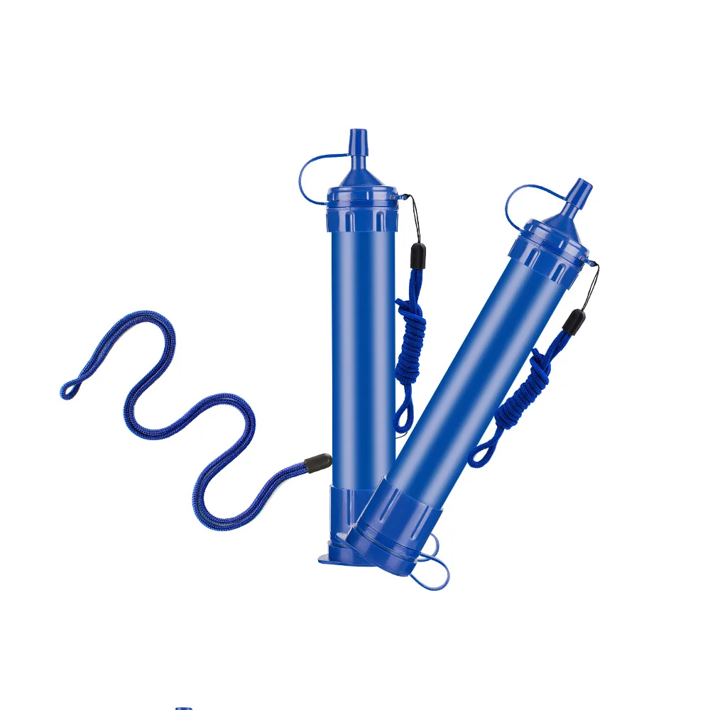 0.01 Microns Ultra Filtration Personal Water Filter Straw Tube for Outdoor Camping Traveling Hiking Emergency