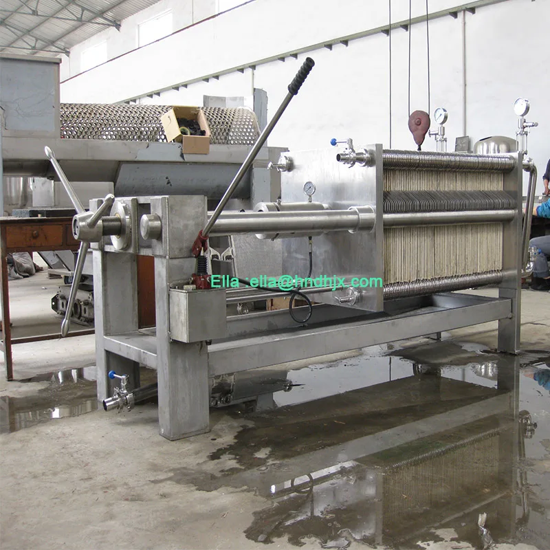 Industrial Filtration Equipment Sheet Filter 40x40CM solid-liquid separation filter press