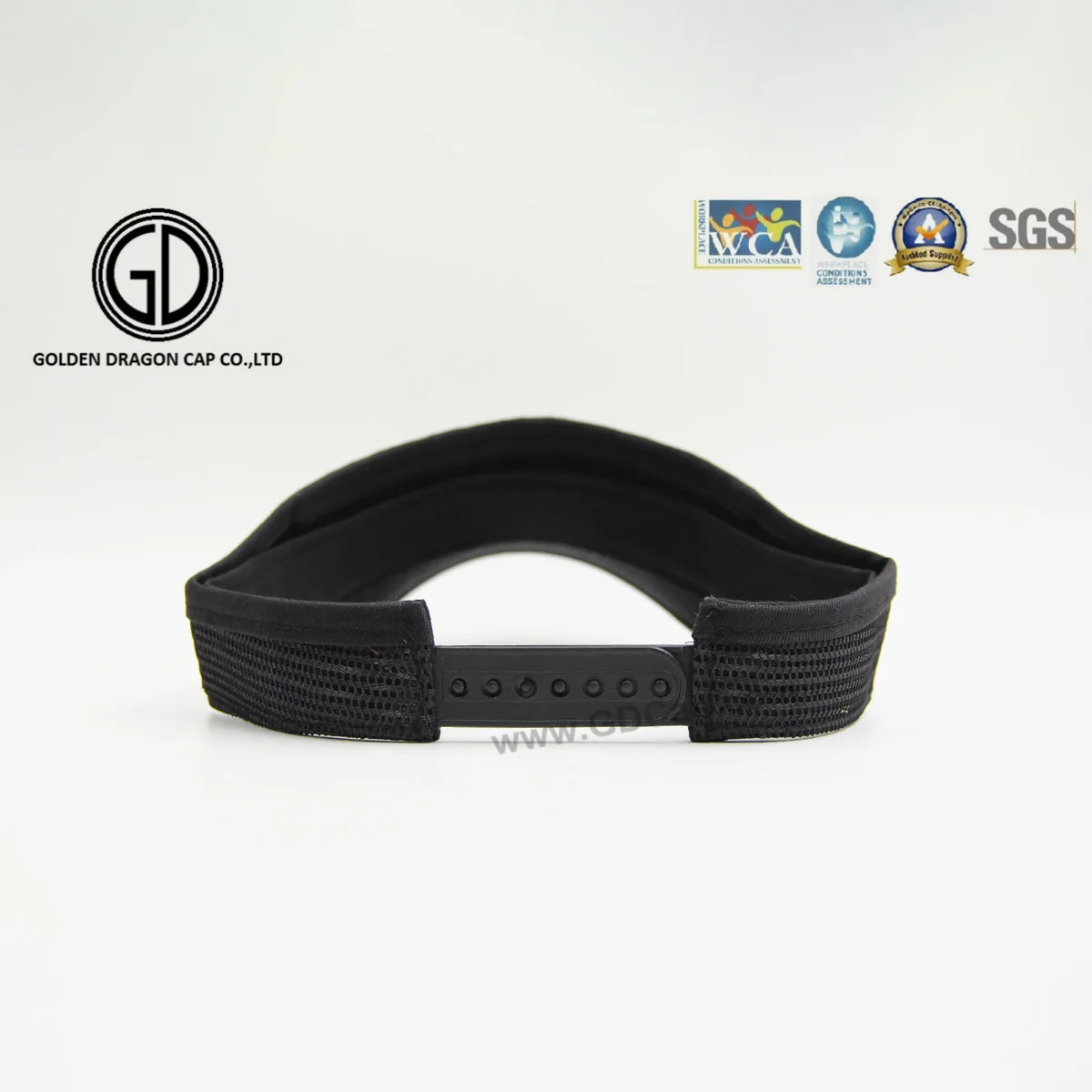 Summer Women Anti Uv Beach Straw Hat Black Bow Adjustable Fashion Visor Cap