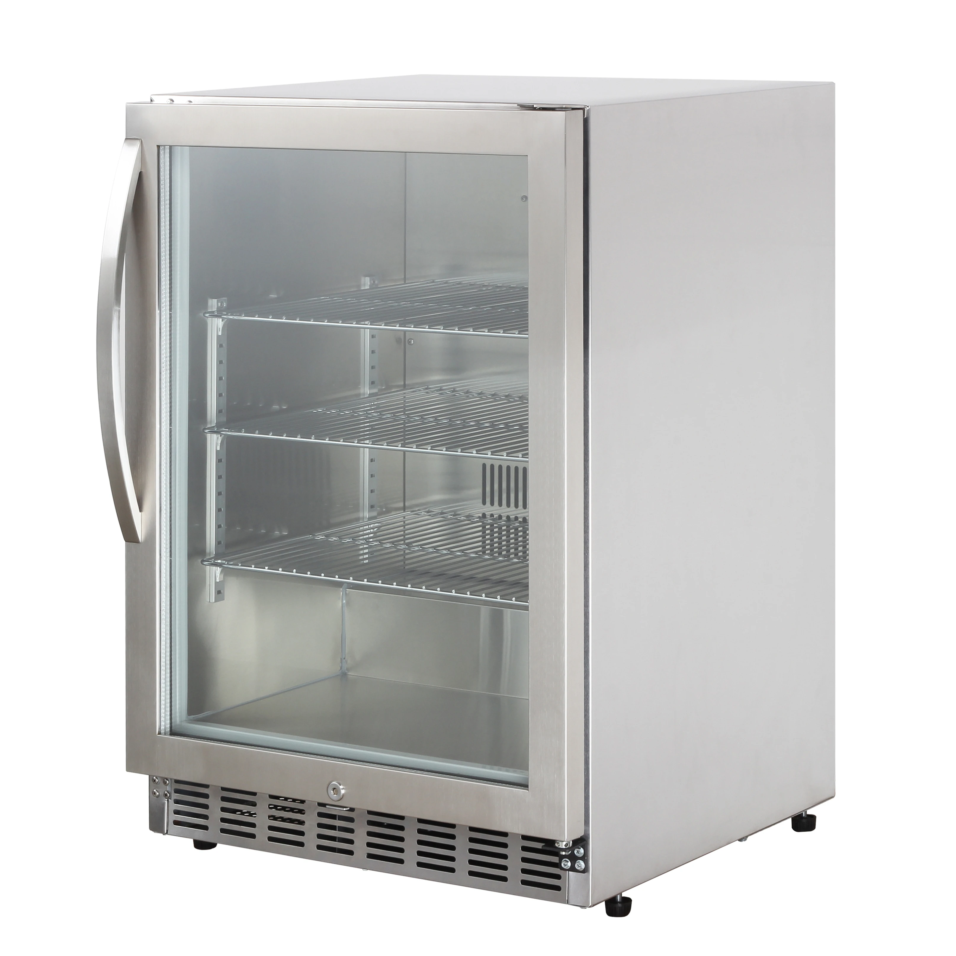 24 дюйма наружный Встроенный кулер из нержавеющей стали холодильник охладитель холодильник витрина холодильника