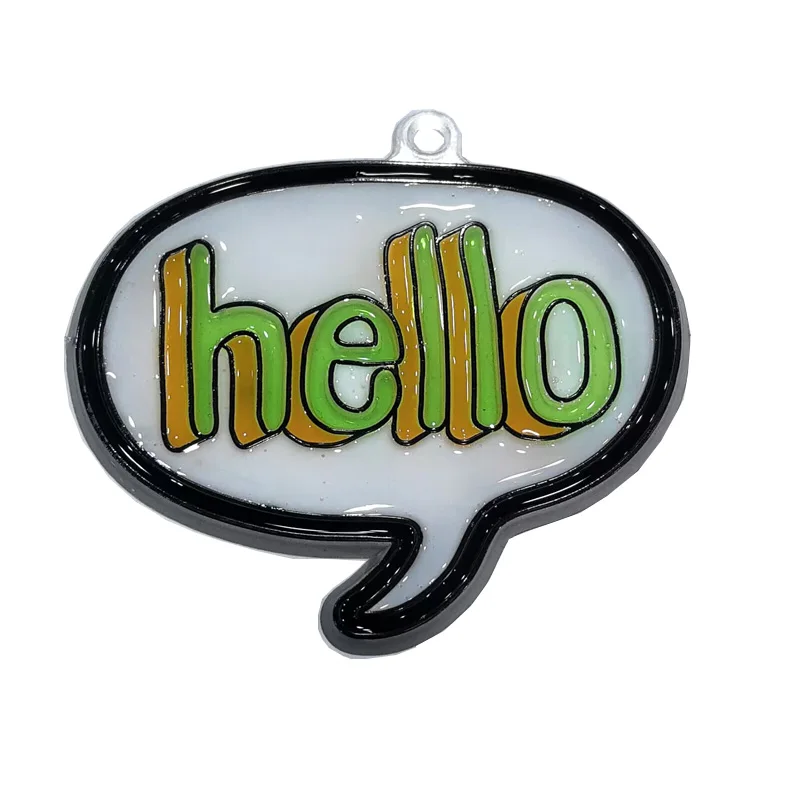 High Quality Window Art DIY Fruit Suncatcher Craft Kit with 6 Colors Acrylic Paint for Children Painting Gift