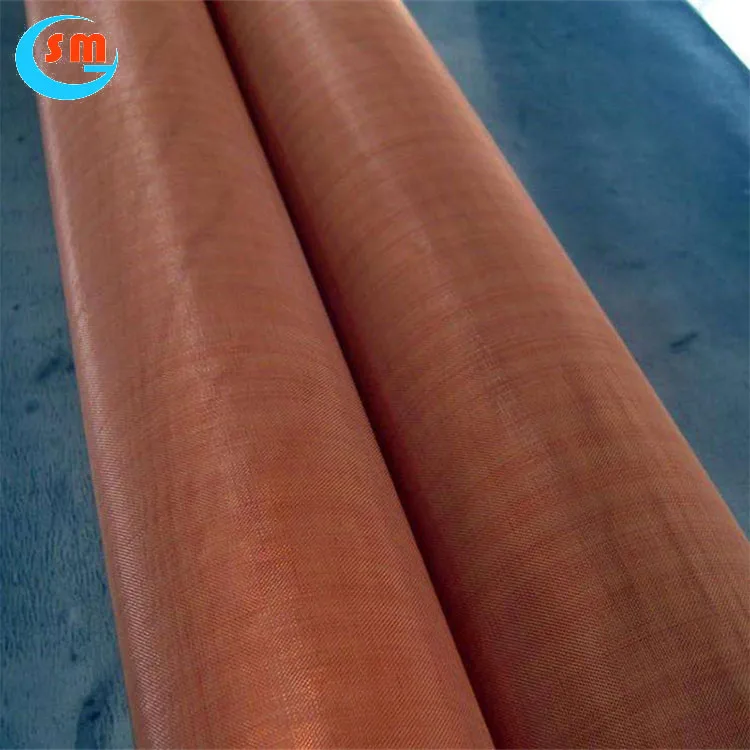 Copper wire mesh fence electrically conductive copper mesh screen