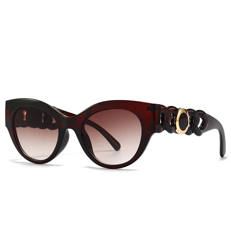 2022 Trendy Lady Designer Sun Glasses Wholesale Vintage Cat Eye UV400 Women Sunglasses