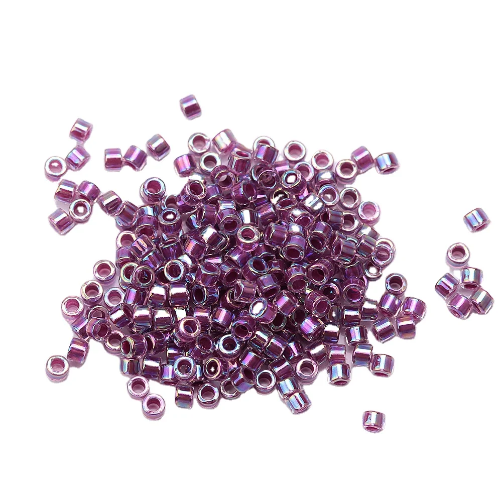Оптовая продажа, оригинальные 11/0 Бусины из стекла Miyuki Delica, мини-бусины для изготовления ювелирных изделий