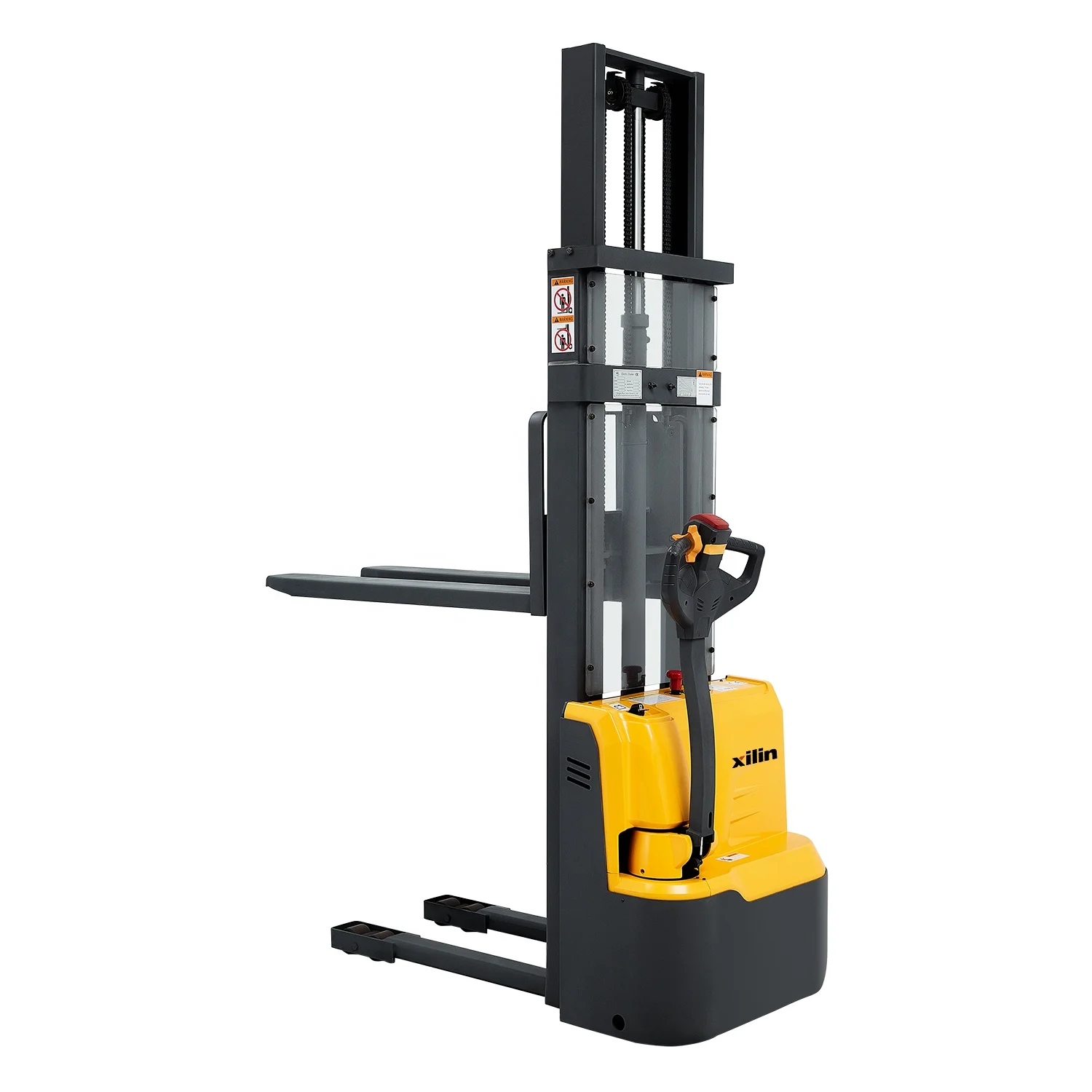 Xilin Electric Walkie Stacker 1000kg 1200kg 1500kg 1ton 1.2ton 1.5ton 3 m apilador electrico forklift