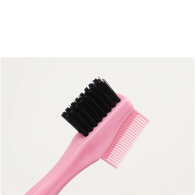 Wholesale eyebrow brush eyelash comb baby hair edge comb private label