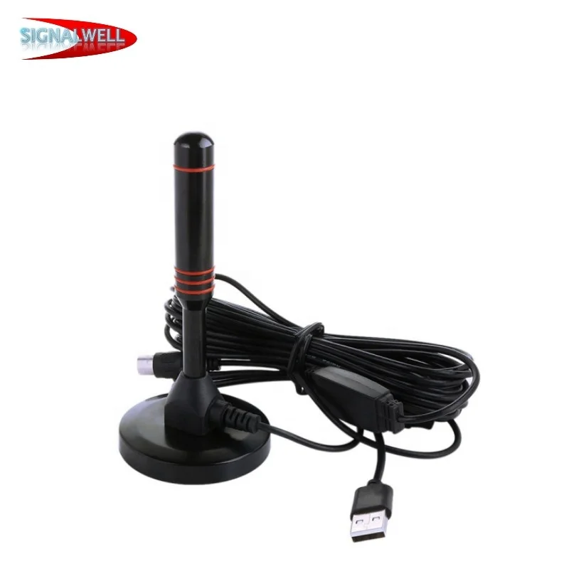 Home Portable Digital TV Antenna VHF/UHF Amplifier 4K Free HD Channels Indoor DVBT ATSC Booster High-Range Satellite TV