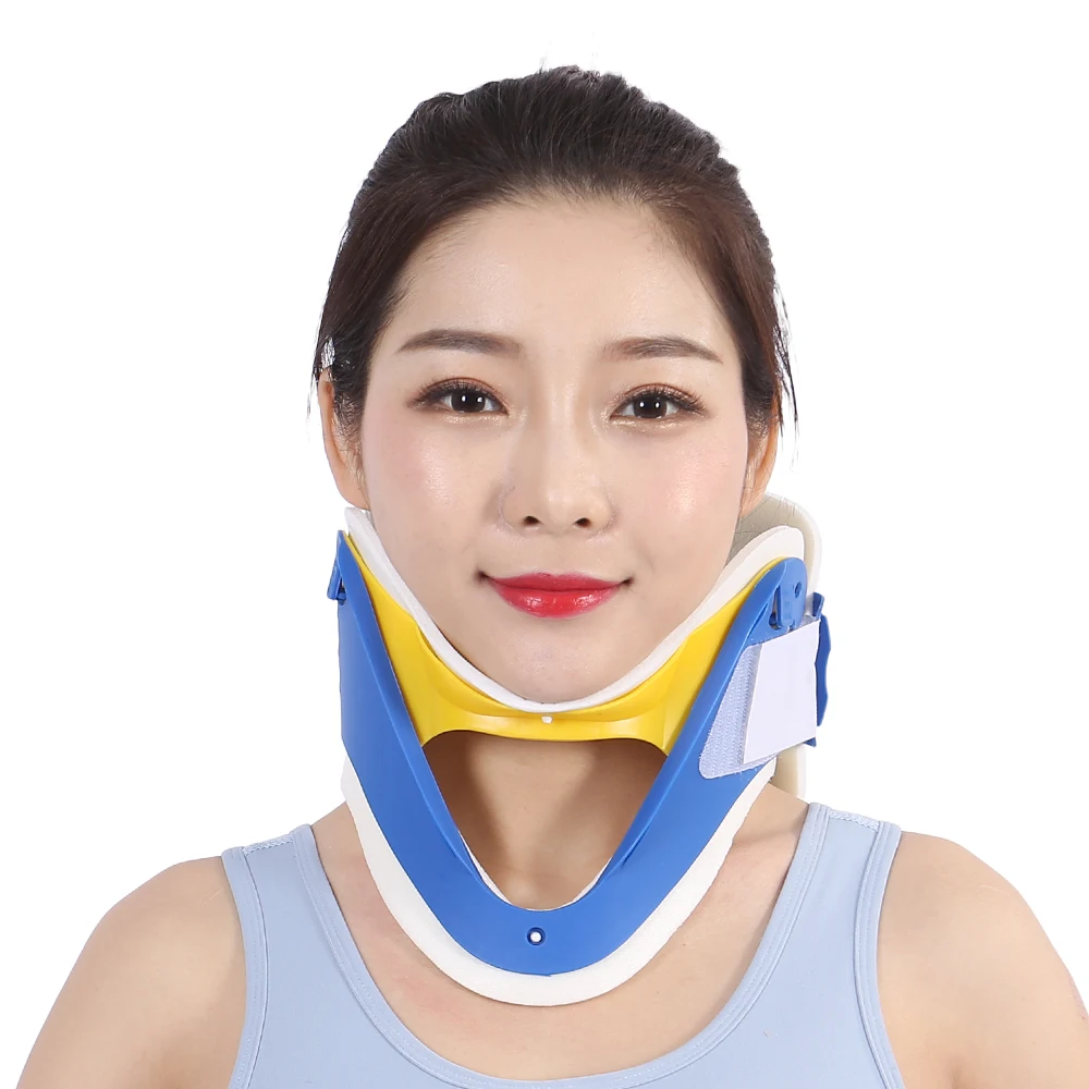 Four in one cervical traction device medical correct neck support fixation cervical collar orthopedic