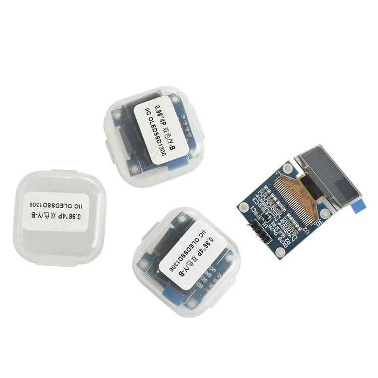 Модуль органического светодиода 0,96 дюйма 128X64, модуль органического светодиода с интерфейсом IIC белого/синего + желтого цвета