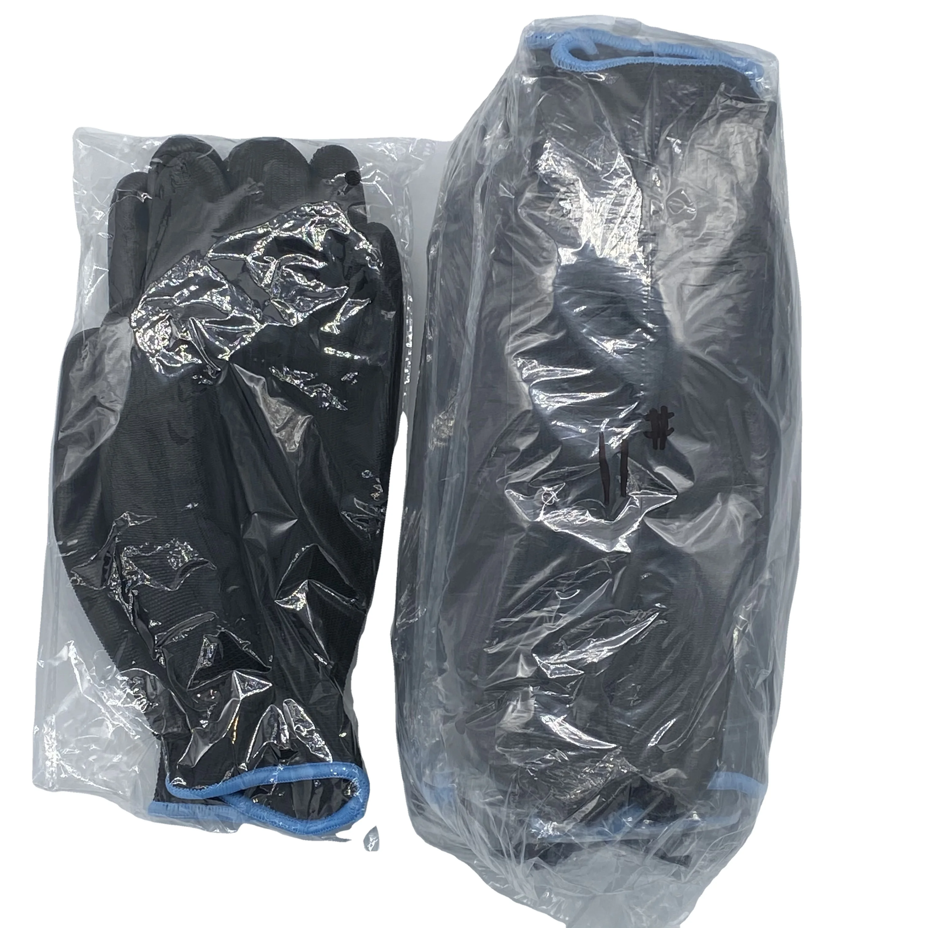 
Factory safety gloves PU coated nylon working gloves 