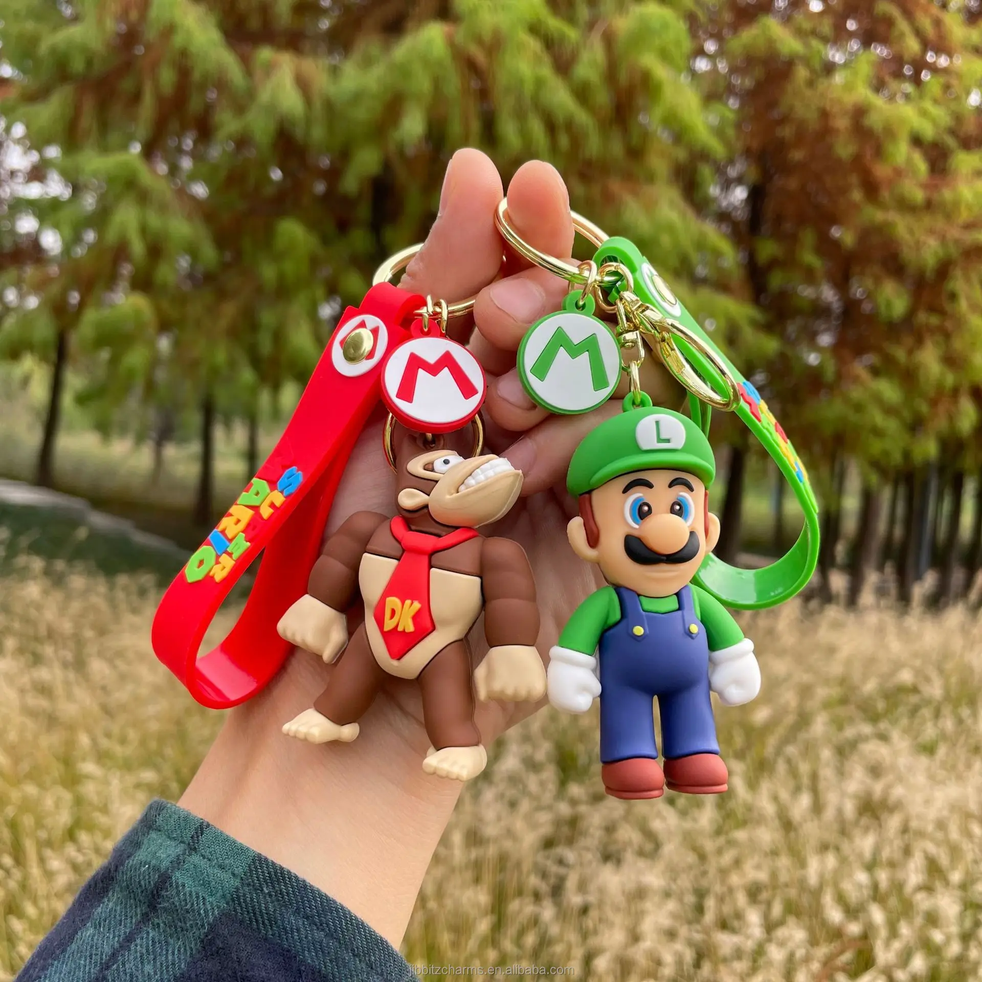 In stock Merchandise Custom 3D mini Acrylic bogg bag chshoes Boys Kpop Rubber Keychain With a Wrist Strap Bracelet