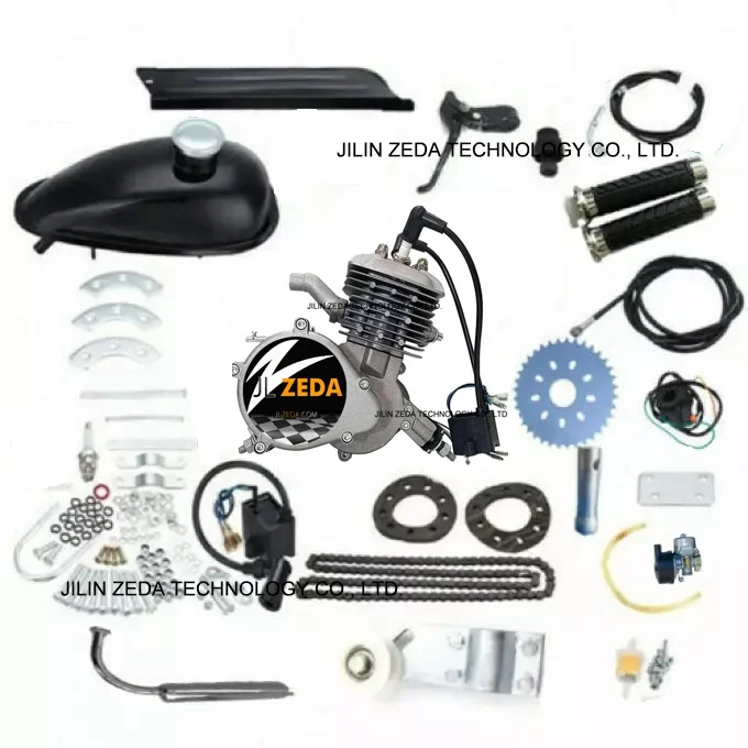Двигатель ZEDA90 PRO комплект 110cc двухтактный двигатель двойные свечи зажигания Bicicleta 80cc