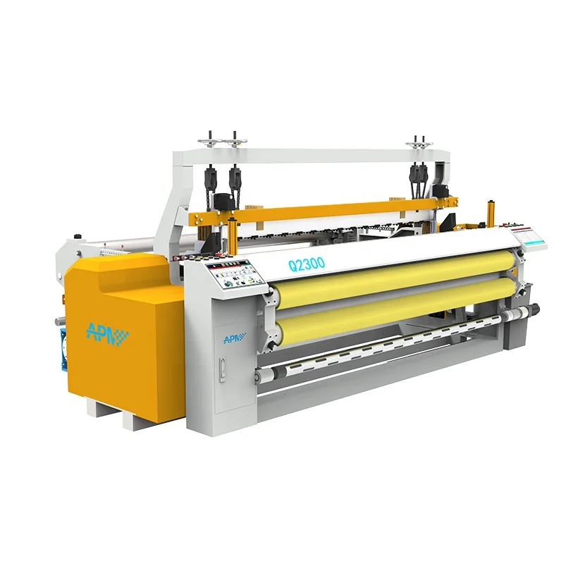 Automatically tension control high quality filter wire mesh metal fabric sieve screen weaving rapier loom machine