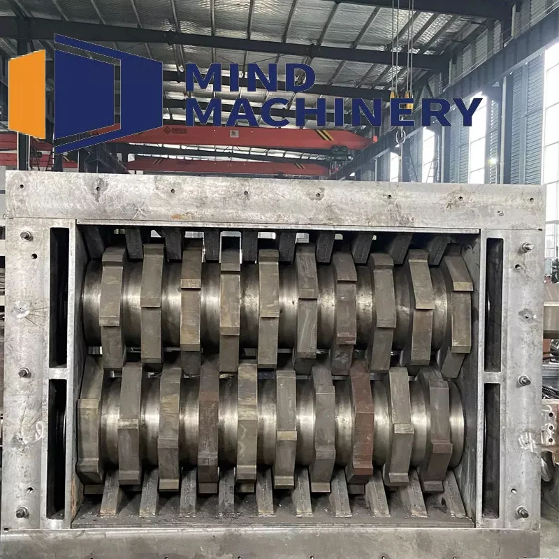 2024New High Capacity Automatic Wood Pallet Chipper Double Shaft Shredder Sawdust Machine