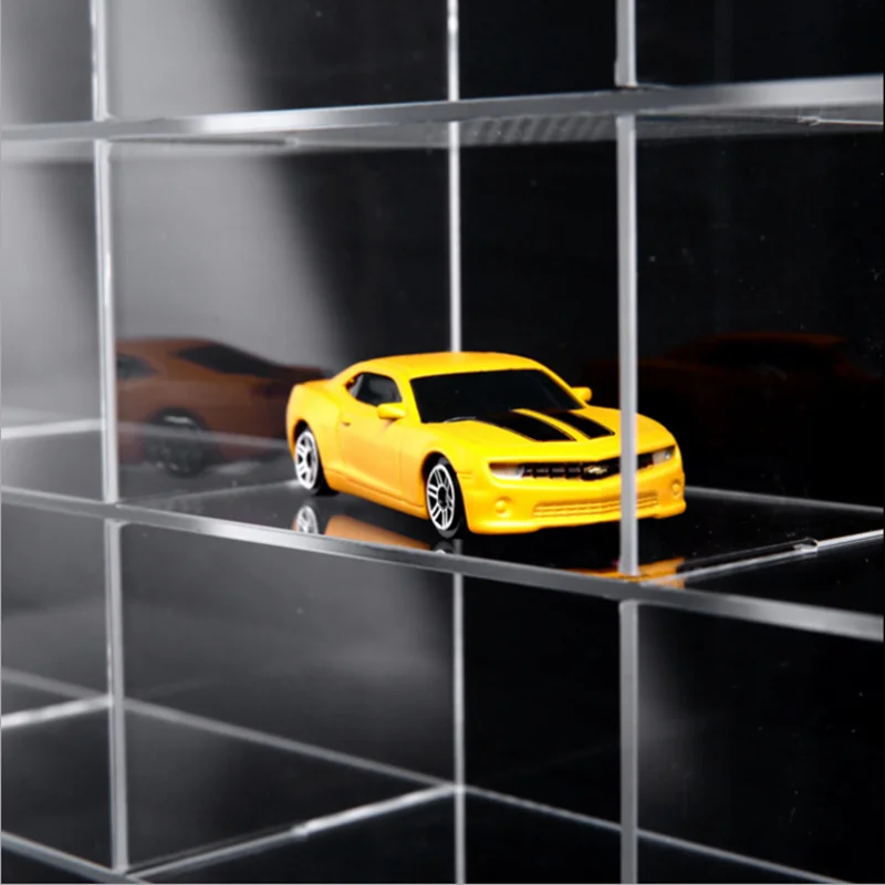 Wholesale Custom Clear Wall Mount Acrylic Model Car Display Case Model Toy Display Rack