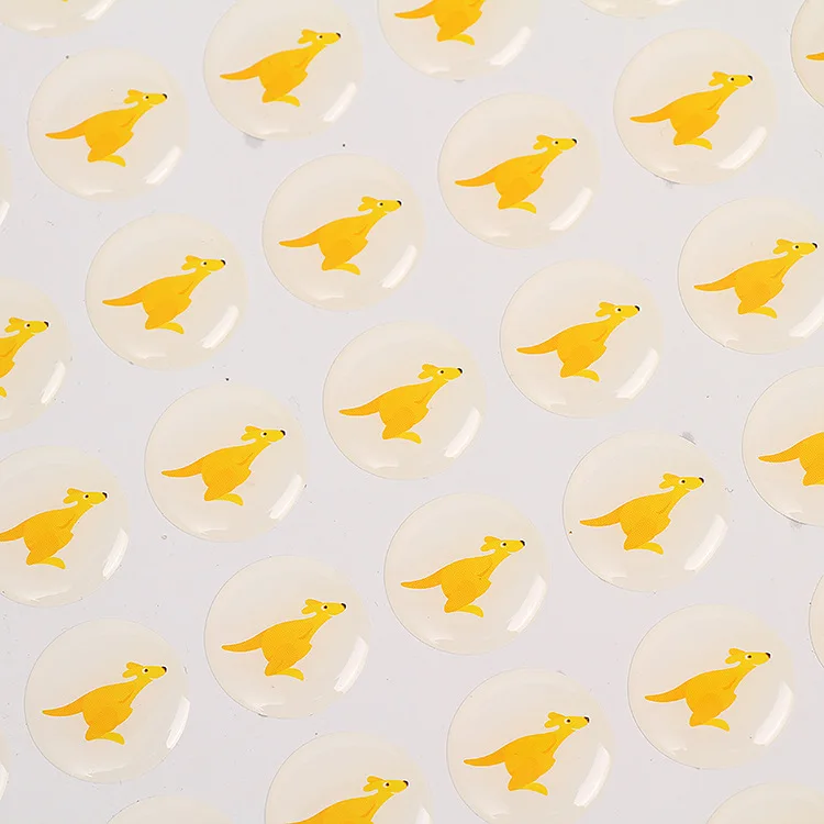 Etsy hot sale round epoxy resin label adhesive label for car custom design doming sticker cheap price