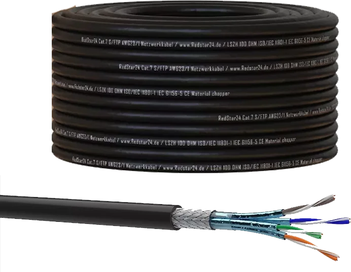 GETEKnet OEM or ODM SFTP utp cable cat 7 network cable vde pure copper cat8 ethernet cable WITH high quality