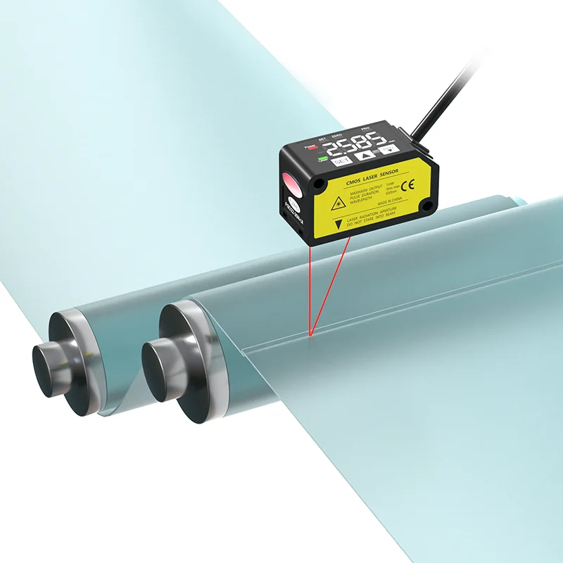 FSD22-30P-UI CMOS Detection Distance 30mm Accuracy 0.01mm NPN PNP Output Laser Distance Sensor