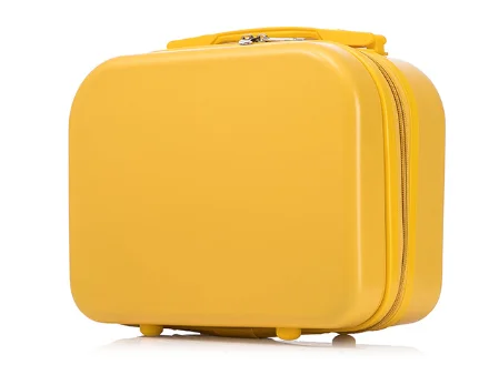 Custom Design mini suitcase luggage travel Storage bag promotion gift candy color small packing box Waterproof girl Makeup Case