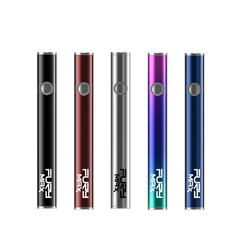 OEM Fury Max низкая цена вейп 350 мАч предварительный нагрев лучший аккумулятор CBD