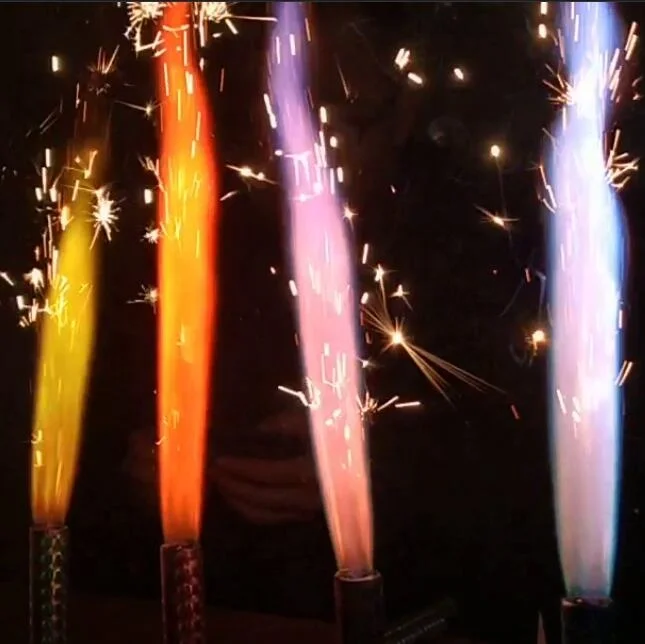 wedding party magic indoor firework fountain smokeless birthday candles