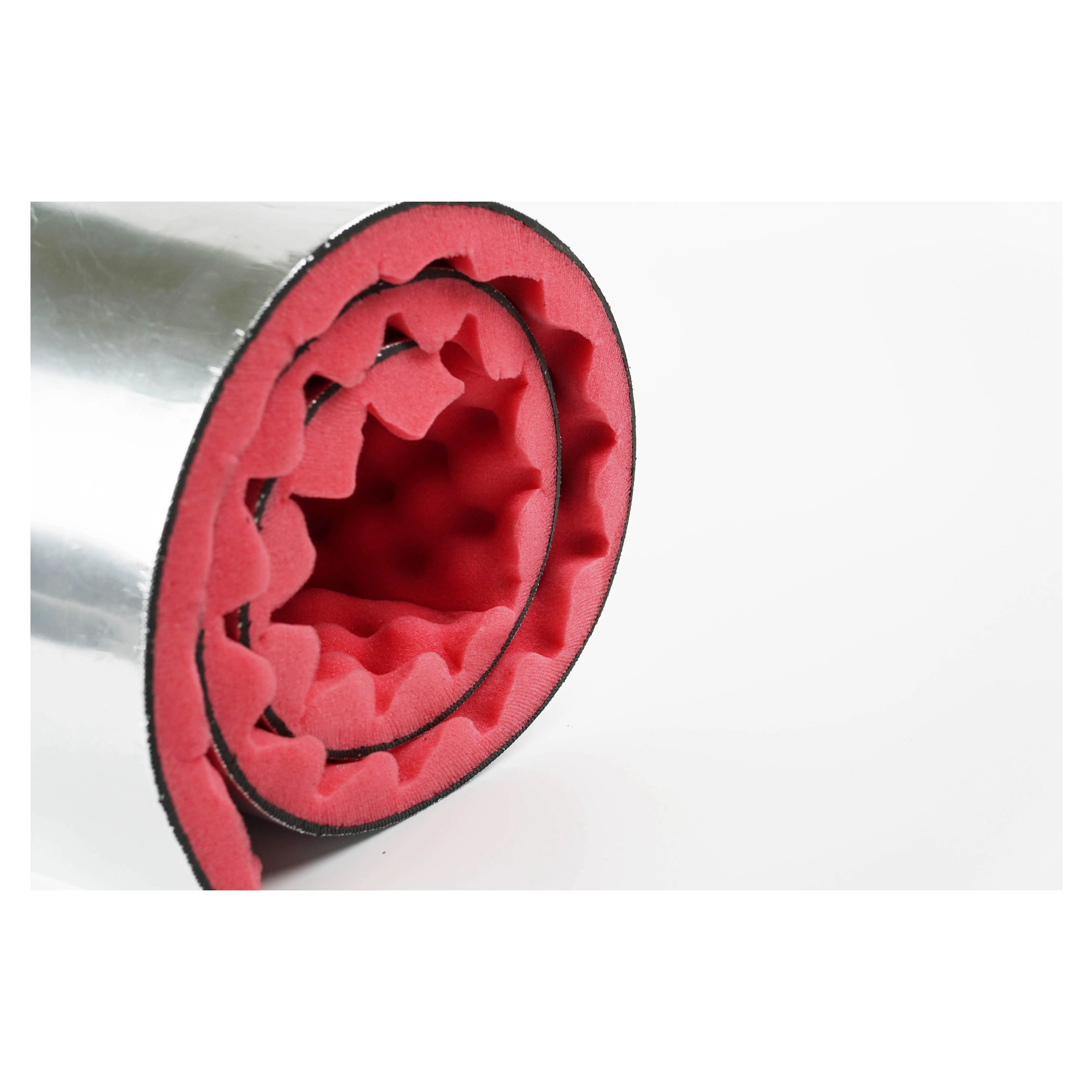 Sound Pipe Lagging With Aluminum Foil Composited Acoustic Lagging For Pipe Insulation