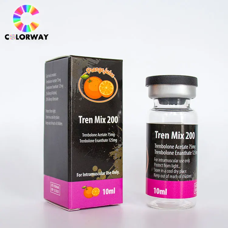 high quality custom free design Steroid 10ml Pharma Vial Labels