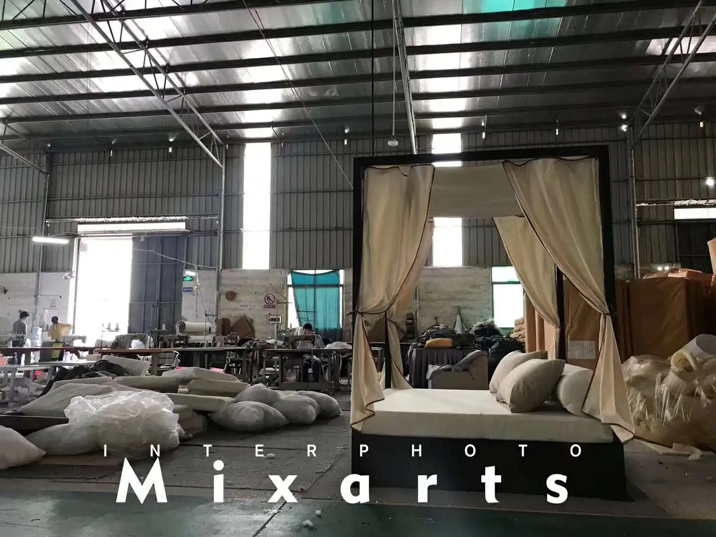 
Outdoor Luxury Beach Pool Bed Aluminum Cabana Daybeds 