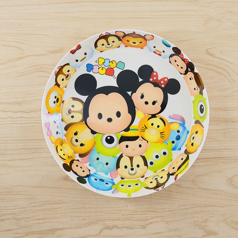 New cartoon stitch Mickey Minnie cute creative dishes tableware kitchen supplies