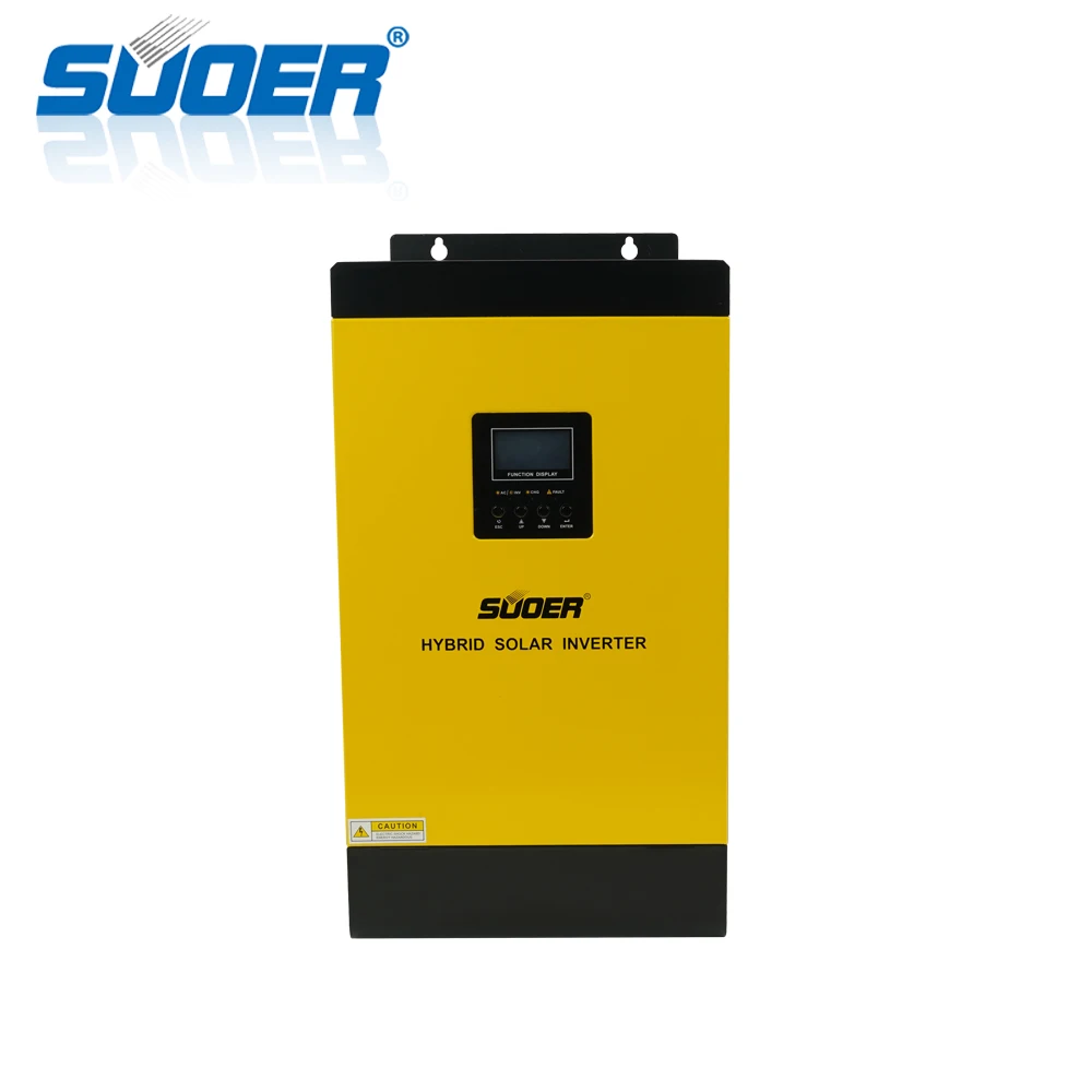 Suoer manufacturer MPPT solar hybrid inverter 3 phase 10kva for home appliances