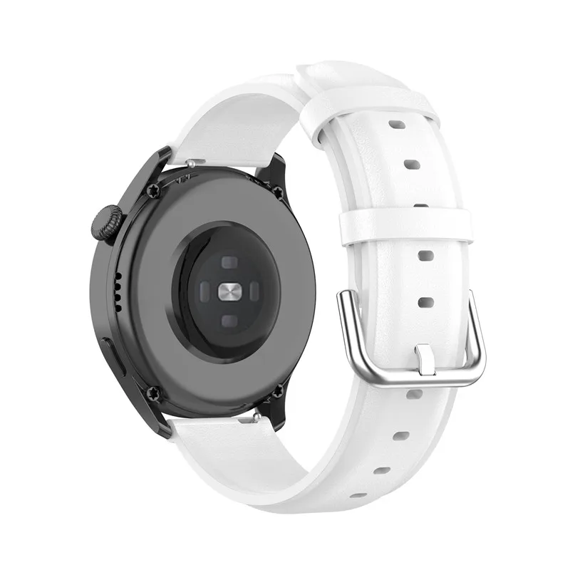 22 20mm Leather Strap for Samsung Galaxy Watch 3 41 45mm Galaxy Watch 42mm Bracelet For Huawei Watch GT2 46mm Replacement Strap