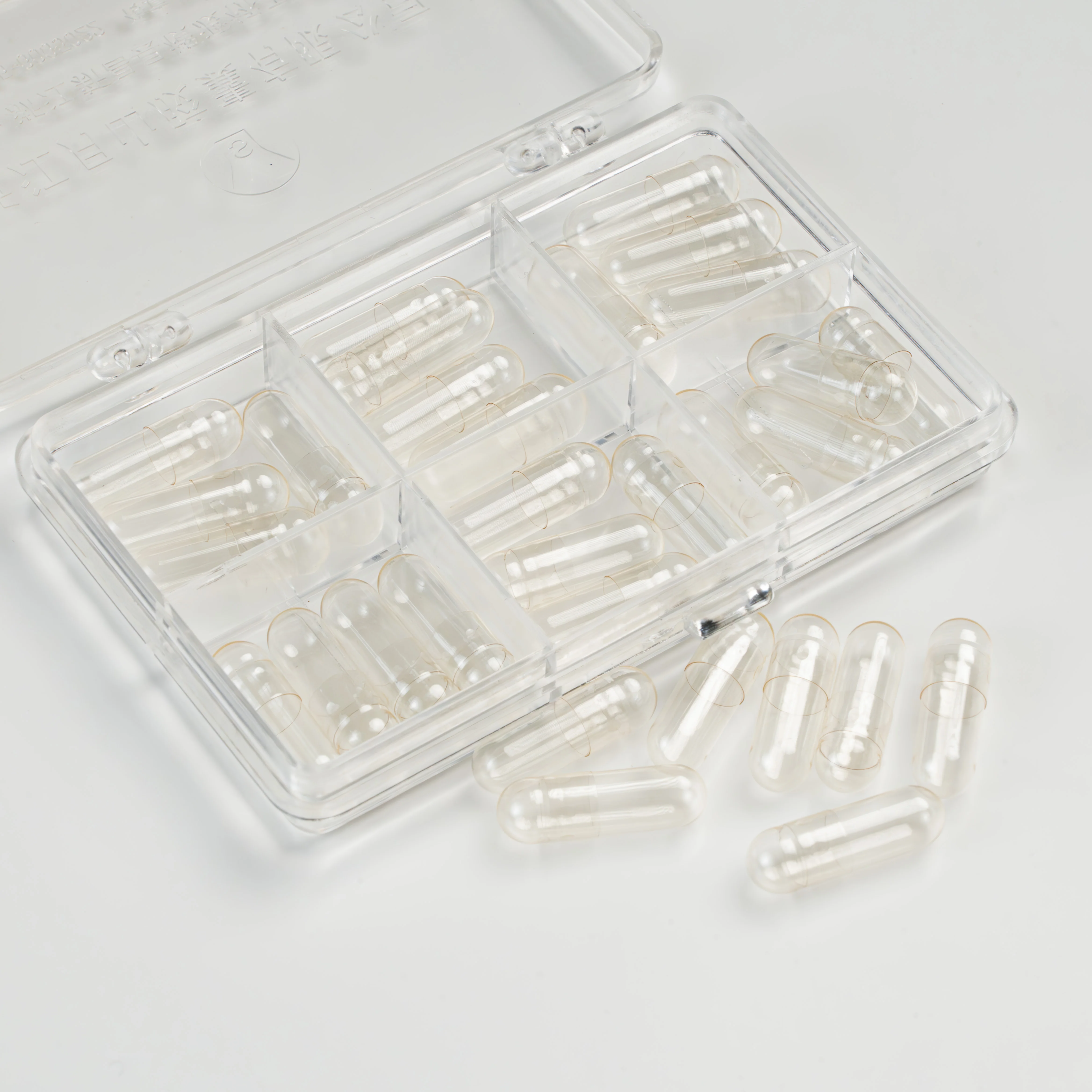 Gel Capsules Separated Empty Hard Gelatin Capsules Size 00 0 1 2 Empty Capsule