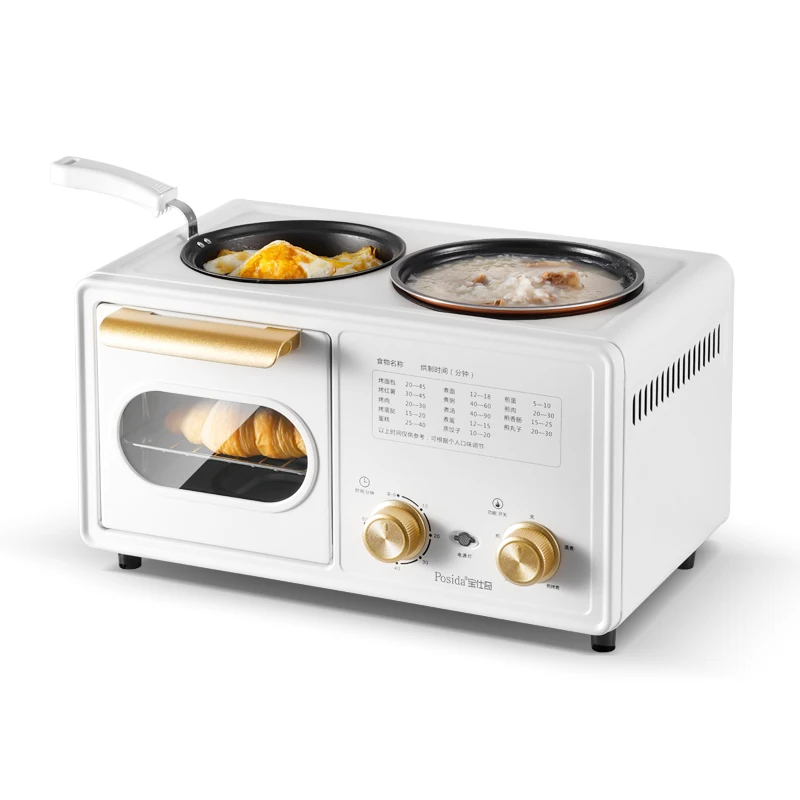 3 in 1 electric oven breakfast maker for healthy breakfast