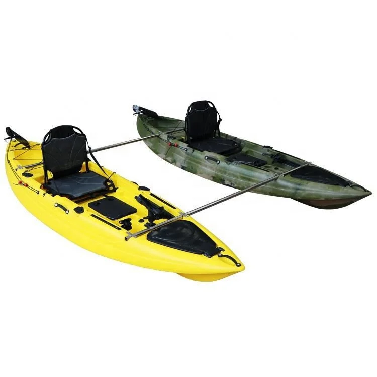 Catamaran Fishing kayak  sit on top LLDPE Ocean Kayak 10ft Plastic kayak for sale