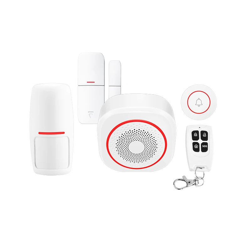 Simple safe home wireless alarm system WIFI Smart GSM house burglar alarm