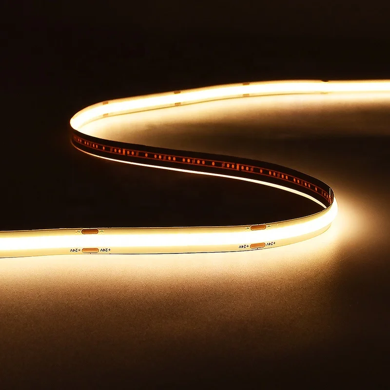 Smart COB LED Strip Free Cutting 480leds 5V PCB 8MM COB High Brightness CRI 90 5W Cutting Length 10.5MM COB LED Strip