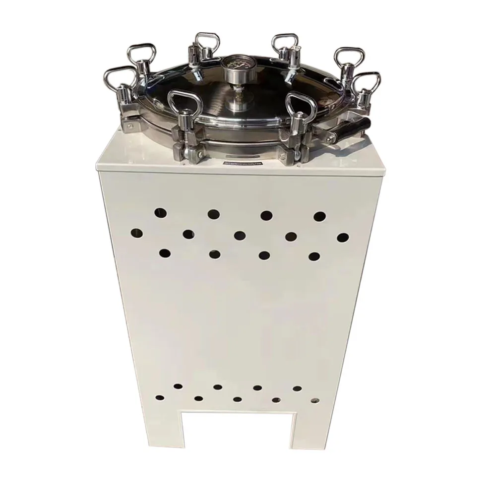Benovor 100 Liters Non Electric Steam Sterilizer Large Gas Autoclave With Stove for Sale