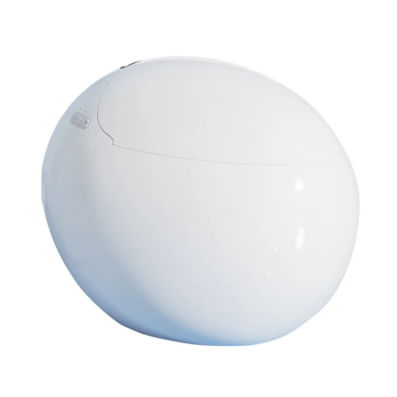 Bathroom Egg Type Shaped Toilet Ceramic Electric One Piece Smart Wc