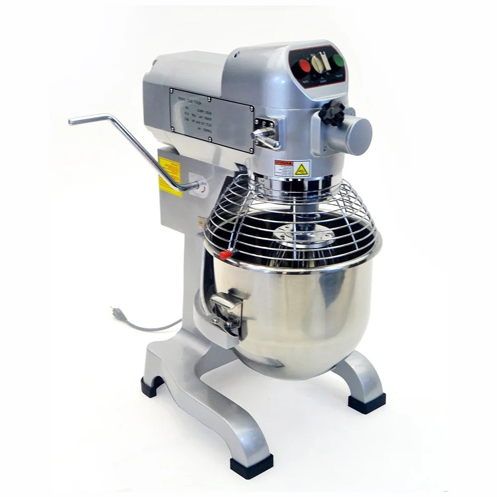 Widely Used Stainless Steel 10L 20L 30L 40L 50L Different Capacity Commercial Domestic Automatic Food Mixer