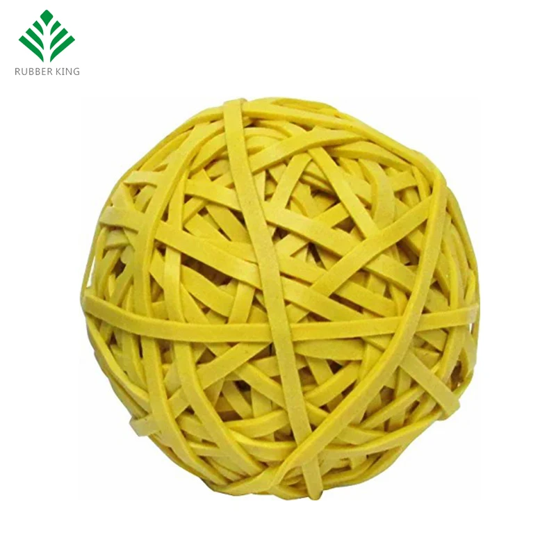 Bouncy Elastic Latex Stretchable Assorted Color 200 Pcs Anti-Aging Per Ball Rubber Band