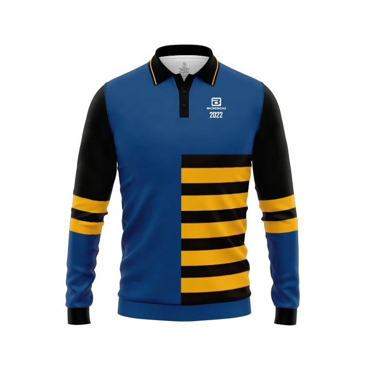Comfy School Leaver Jumper Long Sleeve Traditional Stripe Leaver Rugby Jersey Rugby Jumper Polo Shirt