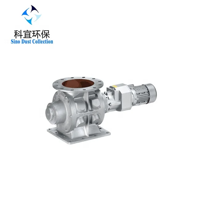 Silo discharging cement flap  rotary valve airlock