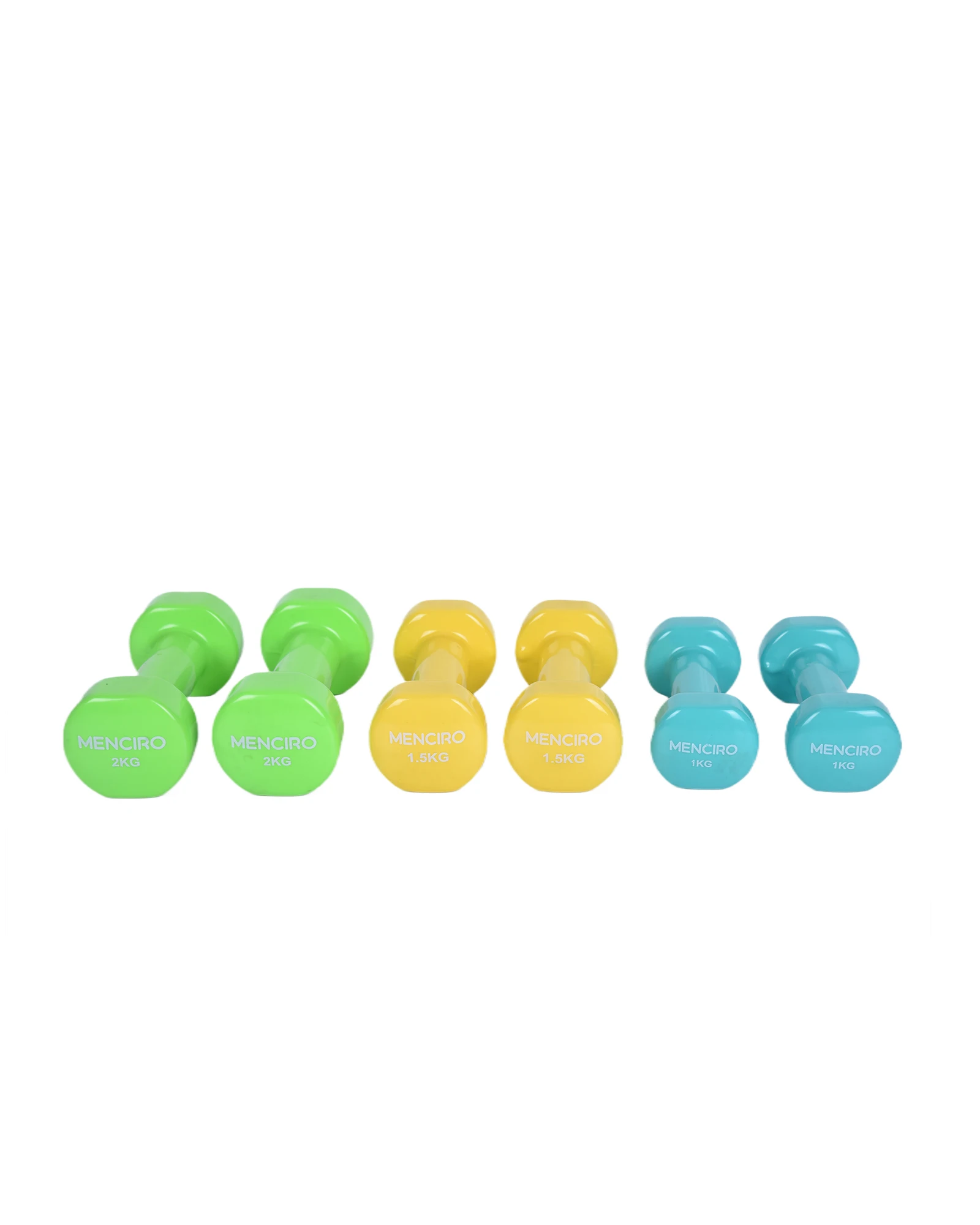 Manufacturer Supply Gym Home Workout Free Weight Fitness Women Bodybuilding Colorful Fitness Solid Weights Dumbbell Set