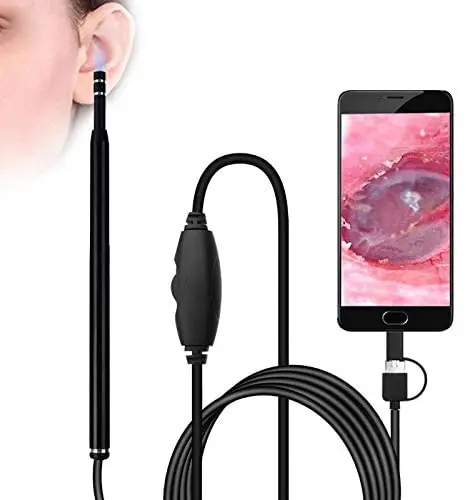 Новинка, многофункциональный USB-инструмент для чистки ушей, визуальная ложка HD, наушники с мини-камерой, ручка для ухода за ушами, внутриканальный эндоскоп для чистки ушей