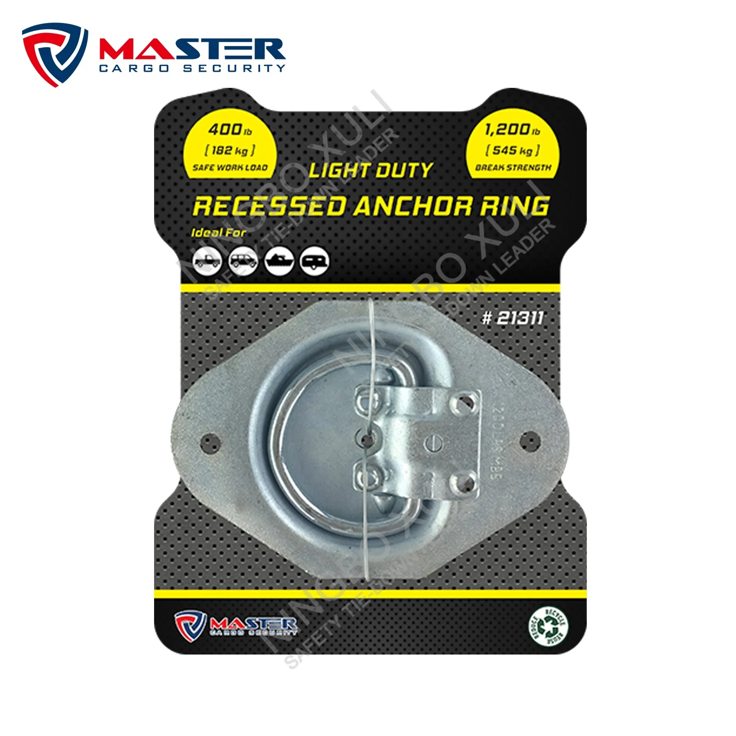 Xuli Anchor Points 1200lbs Recessed Mount D-Ring